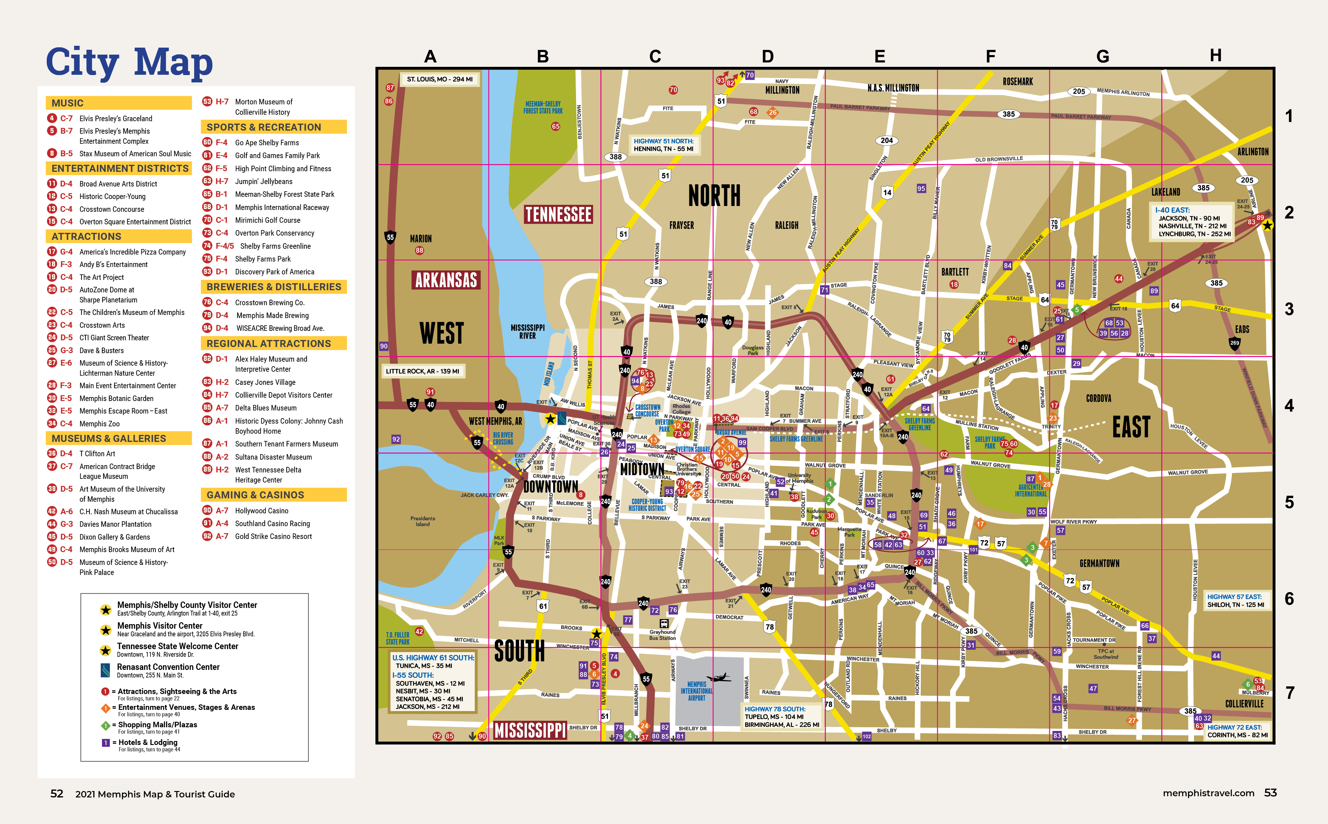 2021 Memphis City Map