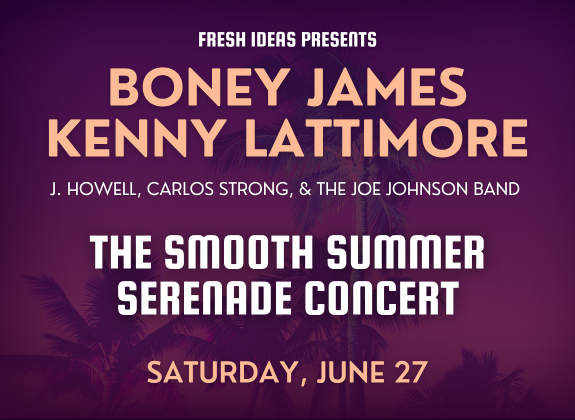 Boney James and Kenny Lattimore at the Cannon Center